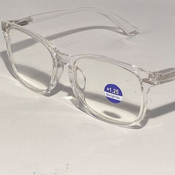 1479 Colette 1.25 Clear Reading Glasses Soft Butterfly Readers NWT - Picture 8 of 9